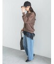 ミッドライズストレートワイドデニムパンツ