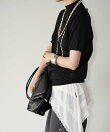 ラジアルライン ハーフスリーブニット chw26a025