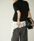 ラジアルライン ハーフスリーブニット chw26a025