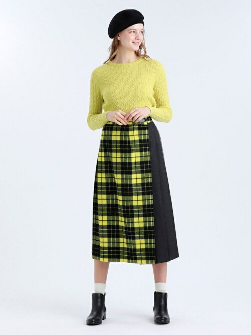 Mackintosh Philosophy シャギーチェックコンビスカート Rakuten Fashion 楽天ファッション 旧楽天ブランドアベニュー Bj1843