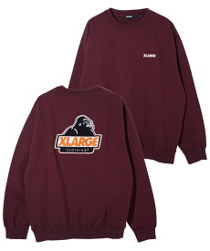 XLARGE CHENILLE SLANTED OG CREWNECK SWEATSHIRT スウェット XLARGE エクストララージ トップス スウェット・トレーナー グレー ブラック ブラウン グリーン ネイビー【送料無料】