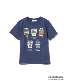 BEAMS mini BEAMS mini / JR フロントプリント Tシャツ 24(90~150cm) ビームス ミニ トップス カットソー・Tシャツ レッド ホワイト ブルー ネイビー