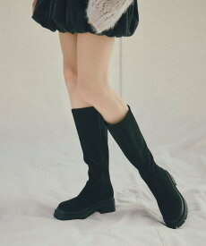 【SALE／10%OFF】Heather 【累計8万本】一部追加予約 楽ちんなのに美脚!秋冬No.1ブーツ インヒールストレッチロングブーツ ヘザー シューズ・靴 ブーツ ブラウン ブラック【送料無料】