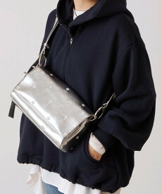 BEARDSLEY ドットボディバッグ ビアズリー バッグ ショルダーバッグ ブラック シルバー【送料無料】