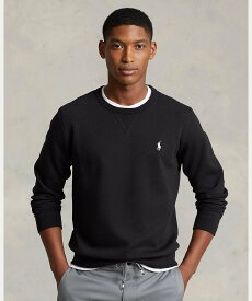 POLO RALPH LAUREN ダブルニット スウェットシャツ ラルフローレン トップス スウェット・トレーナー ブラック【送料無料】