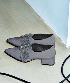 Le Talon GRISE3.5cmポインテッドバックルマニッシュ ルタロン シューズ・靴 その他のシューズ・靴 グレー【送料無料】