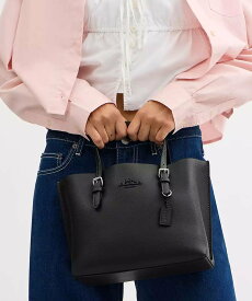 【SALE／60%OFF】COACH OUTLET 【公式】モリー トート バッグ 25 コーチ　アウトレット バッグ トートバッグ ブラック【送料無料】