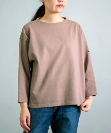 OMNIGOD 8/天竺 ボートネックマニッシュシャツ ドミンゴ トップス スウェット・トレーナー ホワイト ブラック グレー【送料無料】