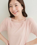 【SALE／50%OFF】natural couture オフショル風レースプルオーバー ナチュラルクチュール トップス その…
