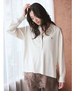 シルク混スキッパーポロニット