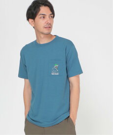【SALE／40%OFF】ikka ドリンク刺繍ポケットTシャツ ECO イッカ トップス カットソー・Tシャツ グレー ホワイト ブルー