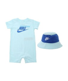 NIKE ベビー(12-24M) セット商品 NIKE(ナイキ) NKB B NSW PE ROMPER BKT HAT SE ルーキーユーエスエー トップス その他のトップス ブラック ブルー