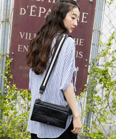 niko and ... オリジナルマルチポケットお財布ショルダーバッグ ニコアンド バッグ ショルダーバッグ レッド シルバー ブラック【送料無料】