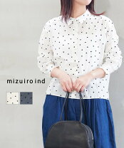 楽天市場】ミズイロインド（柄ドット・水玉）（シャツ・ブラウス 
