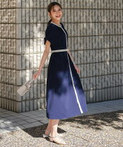 楽天市場】バイカラー ワンピース（ワンピース｜レディース 