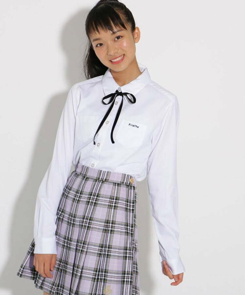 Pink Latte 卒服 胸ロゴリボン付ブラウス Rakuten Fashion 楽天ファッション 旧楽天ブランドアベニュー V