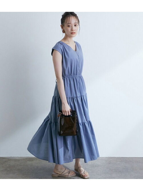 Vis 華やかなボリュームで魅せるティアードワンピース Rakuten Fashion 楽天ファッション 旧楽天ブランドアベニュー Cw6846