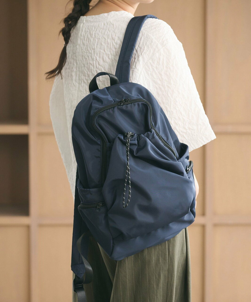 【SALE/20%OFF】BEAUTY&YOUTH UNITED ARROWS ドロストポケット リュック ビューティー&ユース ユナイテッドアローズ バッグ リュック・バックパック グレー ブラック ブラウン ネイビー【送料無料】 - メイン画像 6