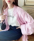 ロゴ刺繍半袖Tシャツ