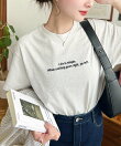 ロゴ刺繍半袖Tシャツ