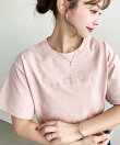 ロゴ刺繍半袖Tシャツ