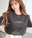 ロゴ刺繍半袖Tシャツ