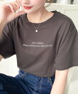 ロゴ刺繍半袖Tシャツ