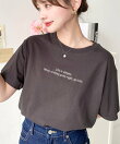 ロゴ刺繍半袖Tシャツ