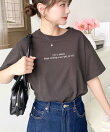 ロゴ刺繍半袖Tシャツ