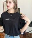 ロゴ刺繍半袖Tシャツ