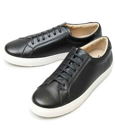glabella glabella Split Leather Sneakers ローラ シューズ・靴 スニーカー ブラック ホワイト【送料無料】