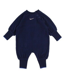 【SALE／40%OFF】NIKE ベビー(55-70cm) ロンパース NIKE(ナイキ) NKN READYSET CABLE KNIT COVERA ルーキーキッズ マタニティウェア・ベビー用品 ロンパース・カバーオール ネイビー ホワイト