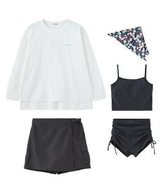 【SALE／20%OFF】MILKFED. 4-PIECE SWIMSUIT SET ミルクフェド アクセサリー・腕時計 その他のアクセサリー・腕時計 ネイビー ブラック【送料無料】