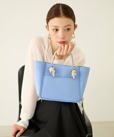 【SALE／20%OFF】BAYFLOW [軽量ストレスフリー]ノットハンドルボンディングショルダートート ベイフロー バッグ トートバッグ ベージュ ブラック ブルー【送料無料】