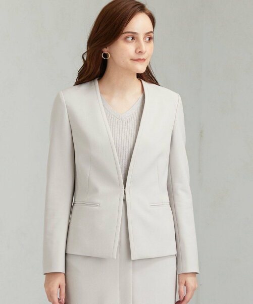 United Arrows Ltd Outlet 手洗い可能 ダブルクロス D ノーラペル ジャケット No06 Rakuten Fashion 楽天ファッション 旧楽天ブランドアベニュー Dk1847