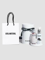VITAL MATERIAL ギフトセット (ハンドジェル ロース+バスソルト ローズ) [ギフトボックス入り ショッパー…