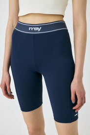 【SALE／50%OFF】MOUSSY MSY BIKER ショーツ マウジー パンツ その他のパンツ ネイビー ブラック