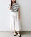 《一部追加予約》SHIPS any:<抗菌防臭/洗濯機可能>USAコットン フレンチスリーブ TEE