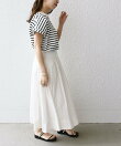 《一部追加予約》SHIPS any:<抗菌防臭/洗濯機可能>USAコットン フレンチスリーブ TEE