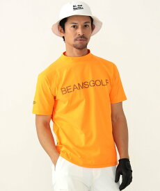 BEAMS GOLF ORANGE LABEL 【吸水速乾】【UVカット】BEAMS GOLF ORANGE LABEL / ラグラン ロゴ モックネックシャツ ビームス ゴルフ トップス スウェット・トレーナー オレンジ ホワイト ベージュ ブラック ネイビー【送料無料】