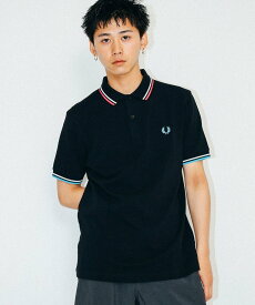 BEAMS FRED PERRY * BEAMS / 別注 M3600 ティップライン ポロシャツ ビームス メン トップス ポロシャツ ブラック ネイビー【送料無料】