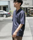 『XLサイズあり』リラックスコットンリネンスキッパーシャツ