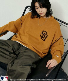 【SALE／41%OFF】PUBLUX 別注MLB STITCH KNIT PULLOVER /ステッチジャガードニット 25AW フリークスストア トップス ニット イエロー ブラック ベージュ ネイビー【送料無料】