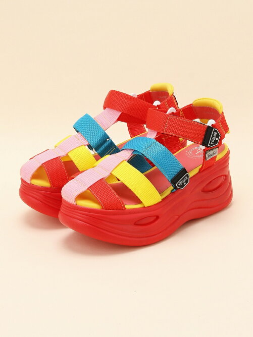 Yosuke L 厚底スポーツサンダル レッド C Rakuten Fashion 楽天ファッション 旧楽天ブランドアベニュー R248 Yosuke L 厚底スポーツサンダル レッド C Rakuten Fashion 楽天ファッション 旧楽天ブランドアベニュー R248