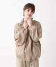 【ATELIER Line】メモリータフタスタンドカラーブルゾン
