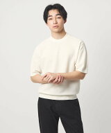 UNITED ARROWS green label relaxing タック ピケ ビズ クルーネック ニット -ウォッシャブル- ユナイテ…