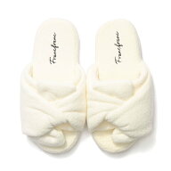 【SALE／30%OFF】Francfranc やわらか吸水タオル ルームシューズ ホワイト フランフラン 靴下・レッグウ…