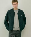 Gymphlex | コットンナイロン ノーカラーキルティングジャケット MEN