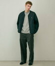 Gymphlex | コットンナイロン ノーカラーキルティングジャケット MEN