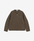 Gymphlex | コットンナイロン ノーカラーキルティングジャケット MEN